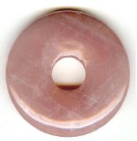1 30mm Rose Quartz Donut
